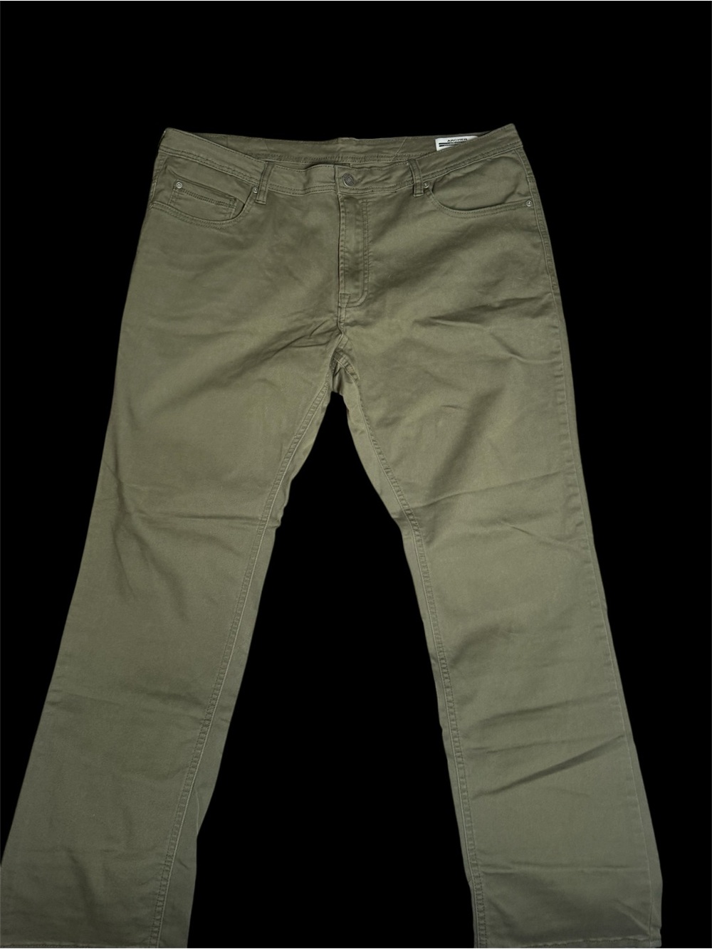 Buffalo David Bitton jeans Men’s 40x32 Olive Green slim Straight Stretch Pants